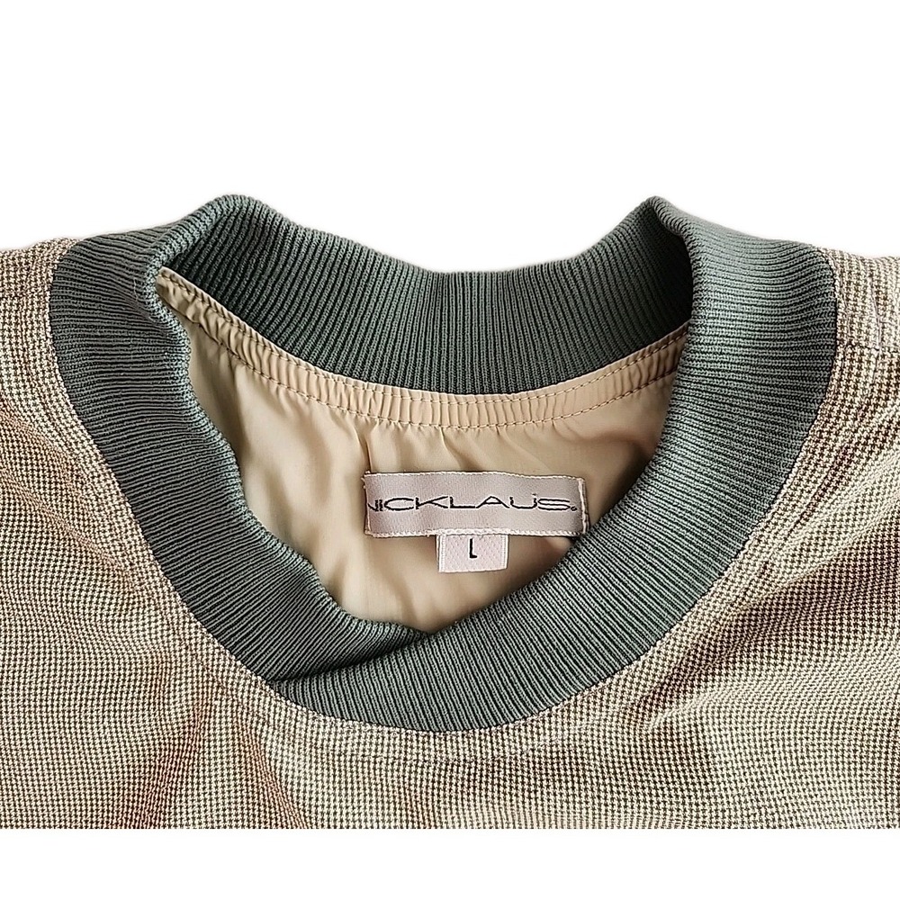 VTG Nicklaus Men's Large Soft Shell Golf Pullover Windbreaker Gray Long Sleeve - Picture 4 of 11